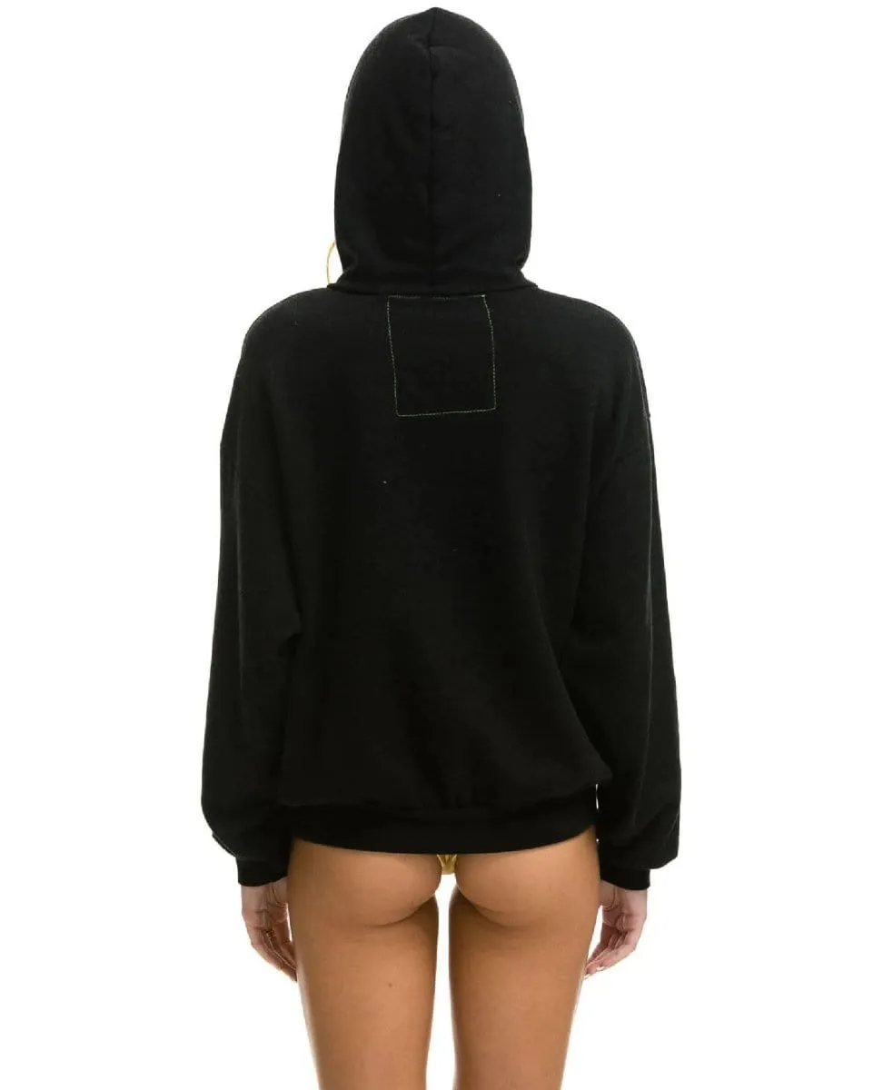 Aviator Nation Logo Hoodie Relaxed Black