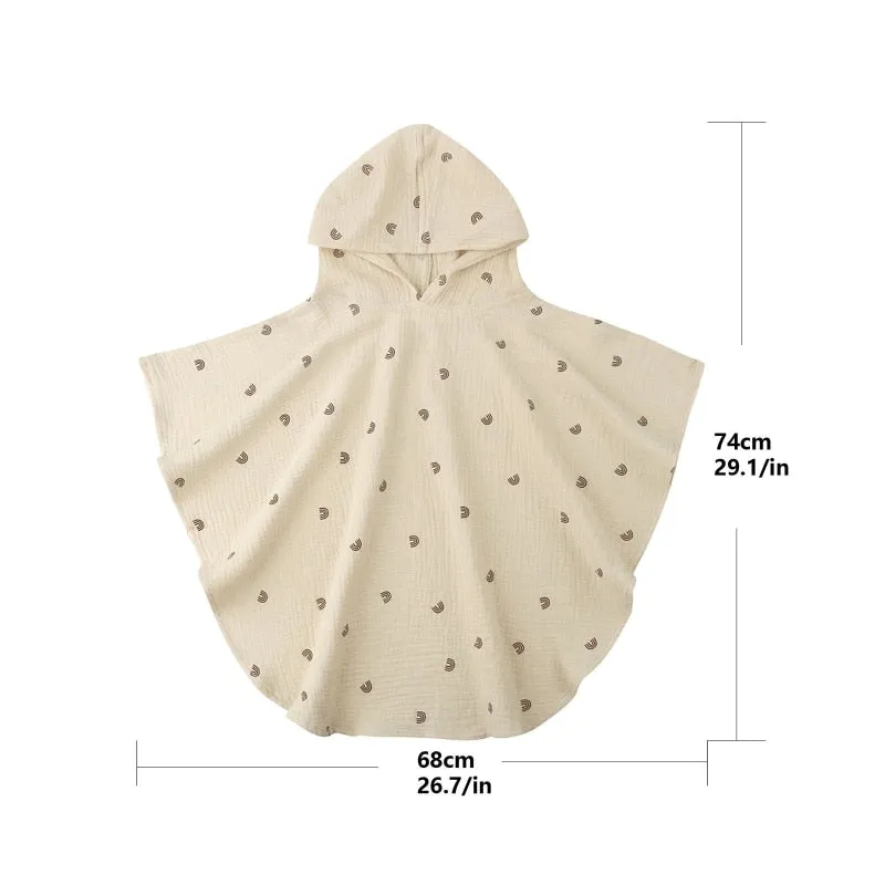 Baby Hooded Towel / Bath Towel for  Children's g Floral ponchos For 0-3 Year