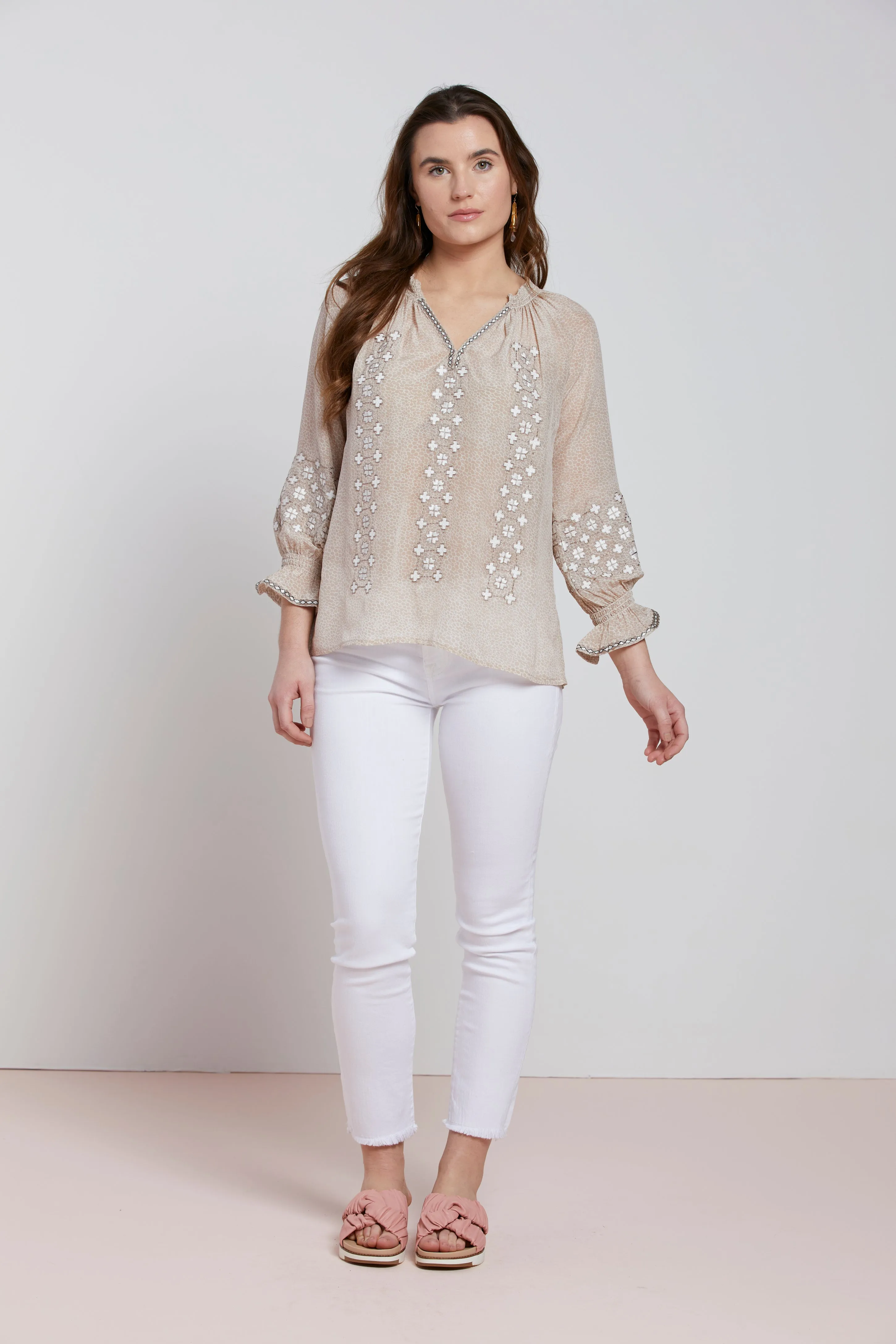 Barcelona Embroidered Blouse