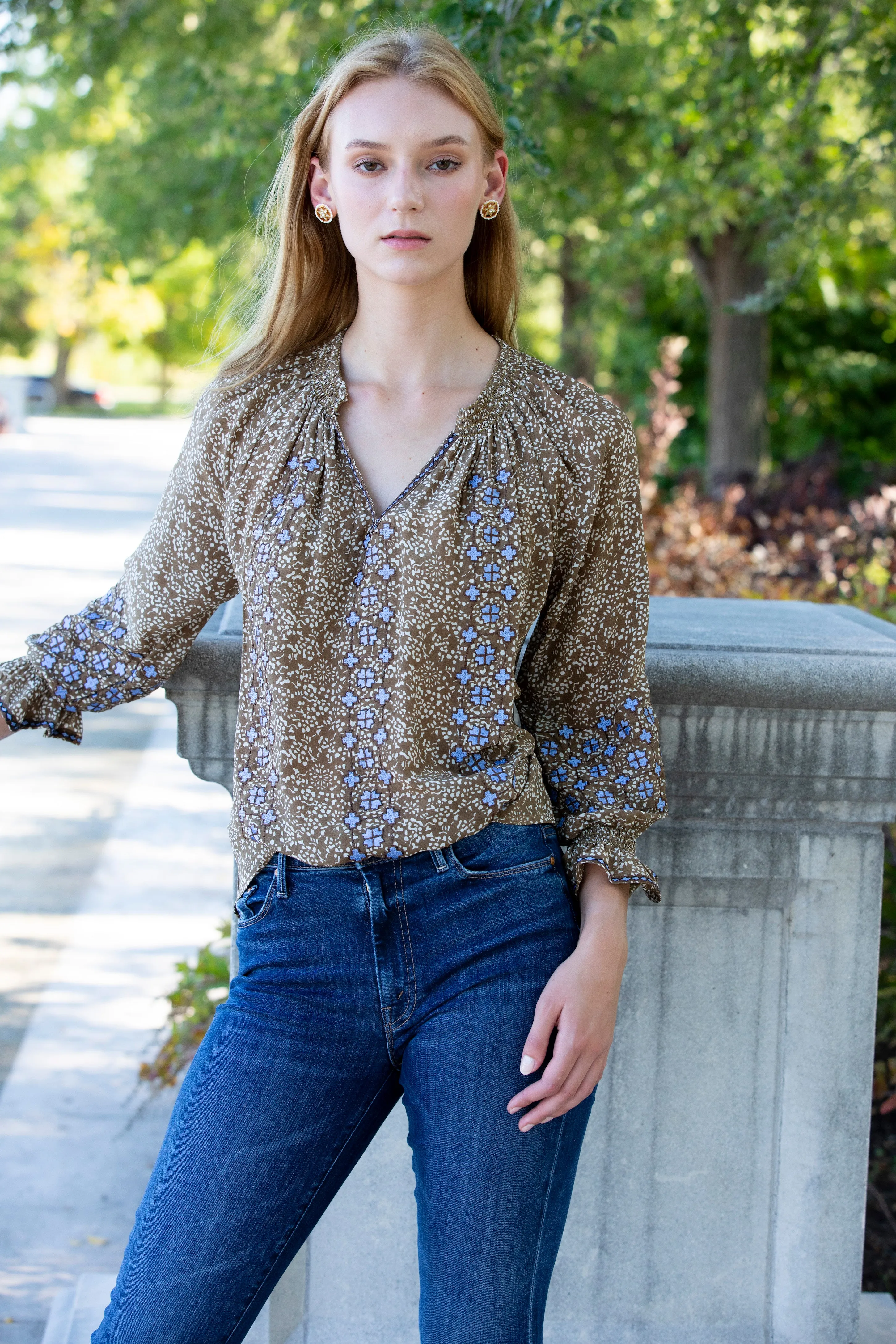 Barcelona Embroidered Blouse