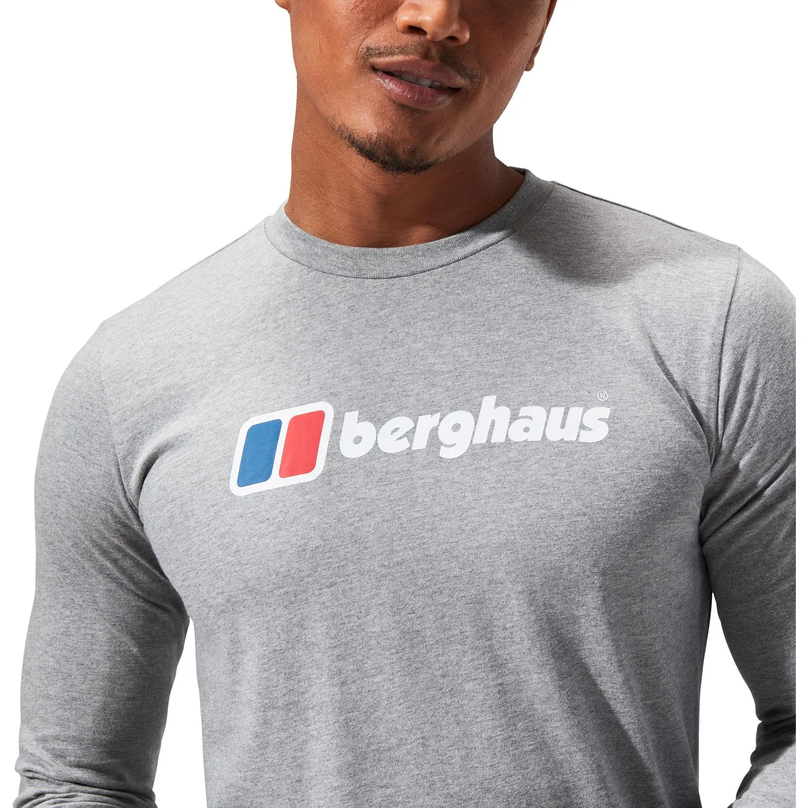 Berghaus Mens Big Logo Long Sleeve T