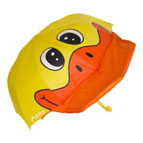 Child's Personalized Duck Umbrella