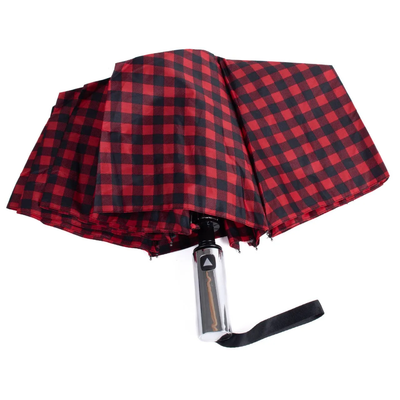 Compact Gingham Pattern Umbrella- Auto open