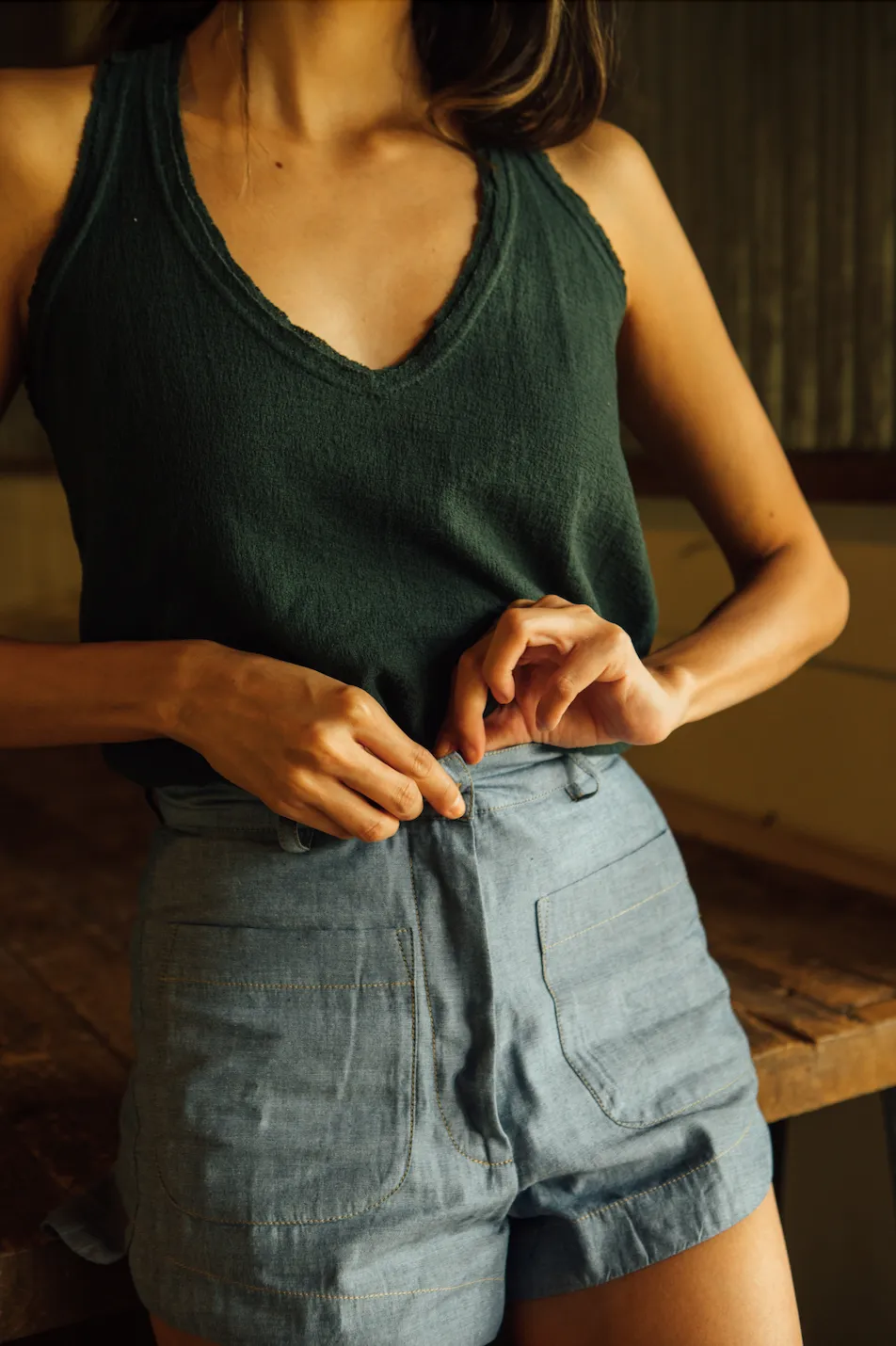 Denim Shorts