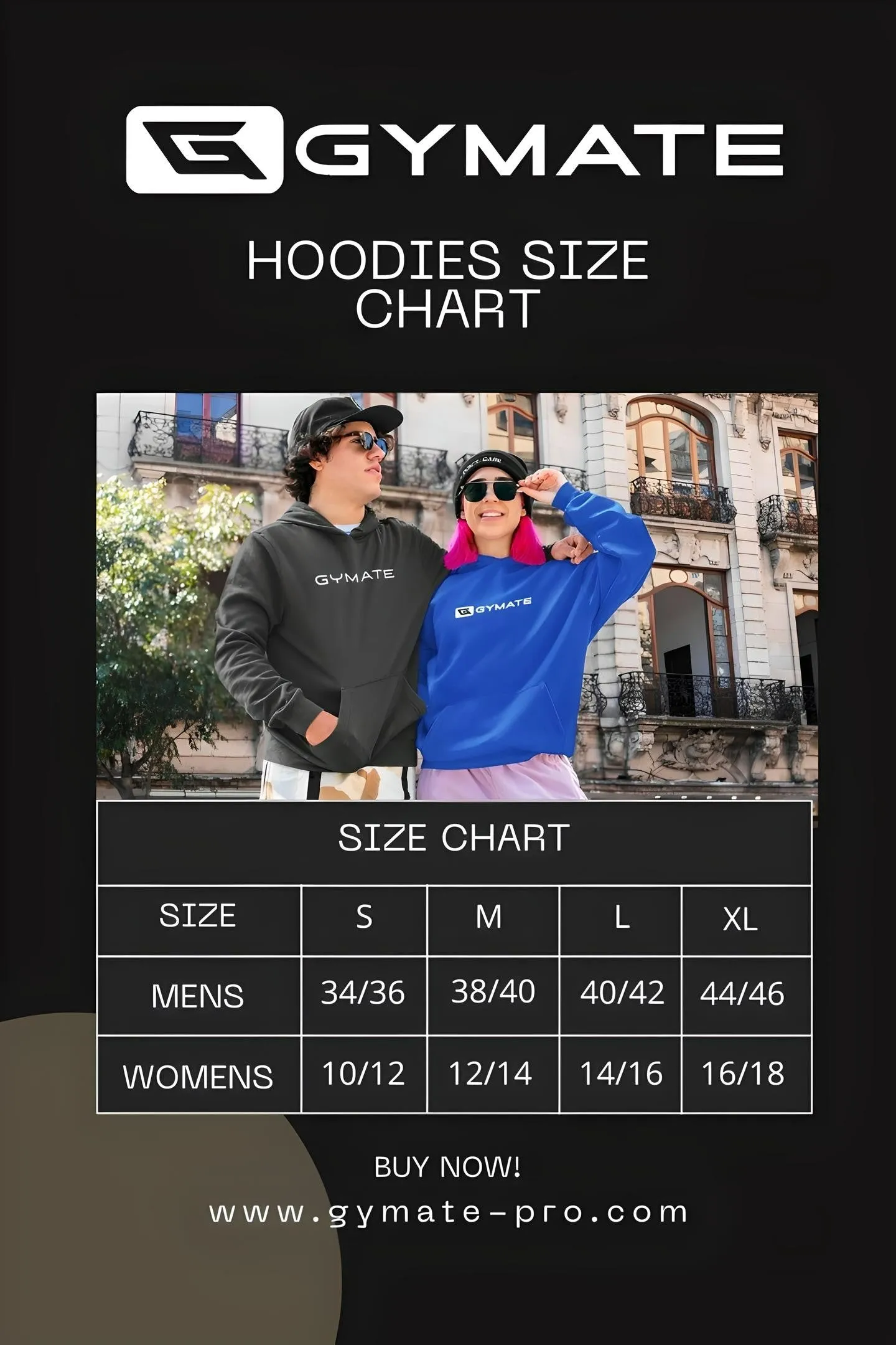 Designer Womens Hoodies chest 'Think Positive' [colours]