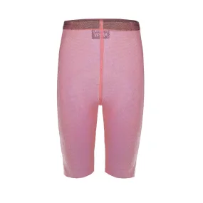 Doorzichtige bikershorts van roze mesh