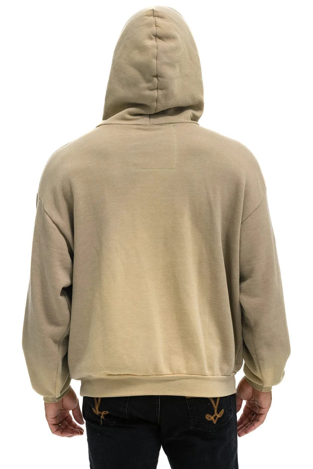 ESSENTIAL RELAXED PULLOVER HOODIE - FADED TAN