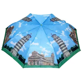 FabSeasons Pisa Printed 3 fold Umbrella for Rains and all Seasons