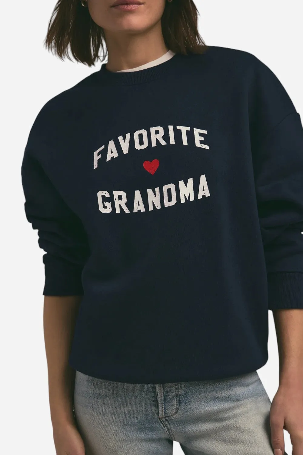 Favorite Daughter Favorite Grandma Heart Logo Sweatshirt