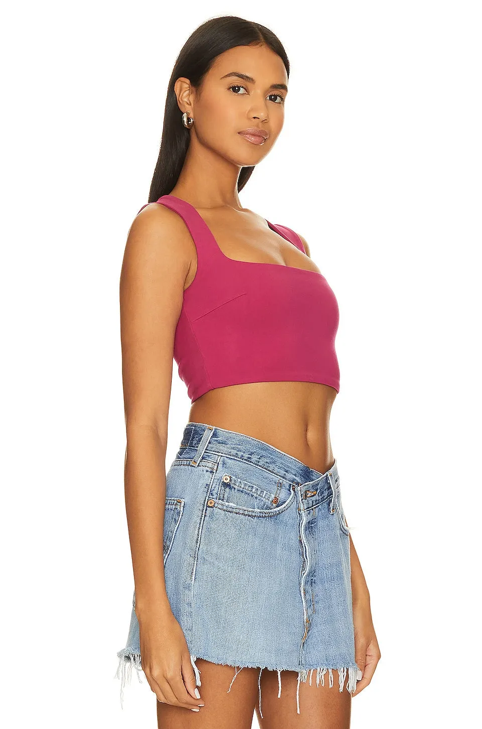 GUIZIO Celestial Stretch Top, Wild Orchid