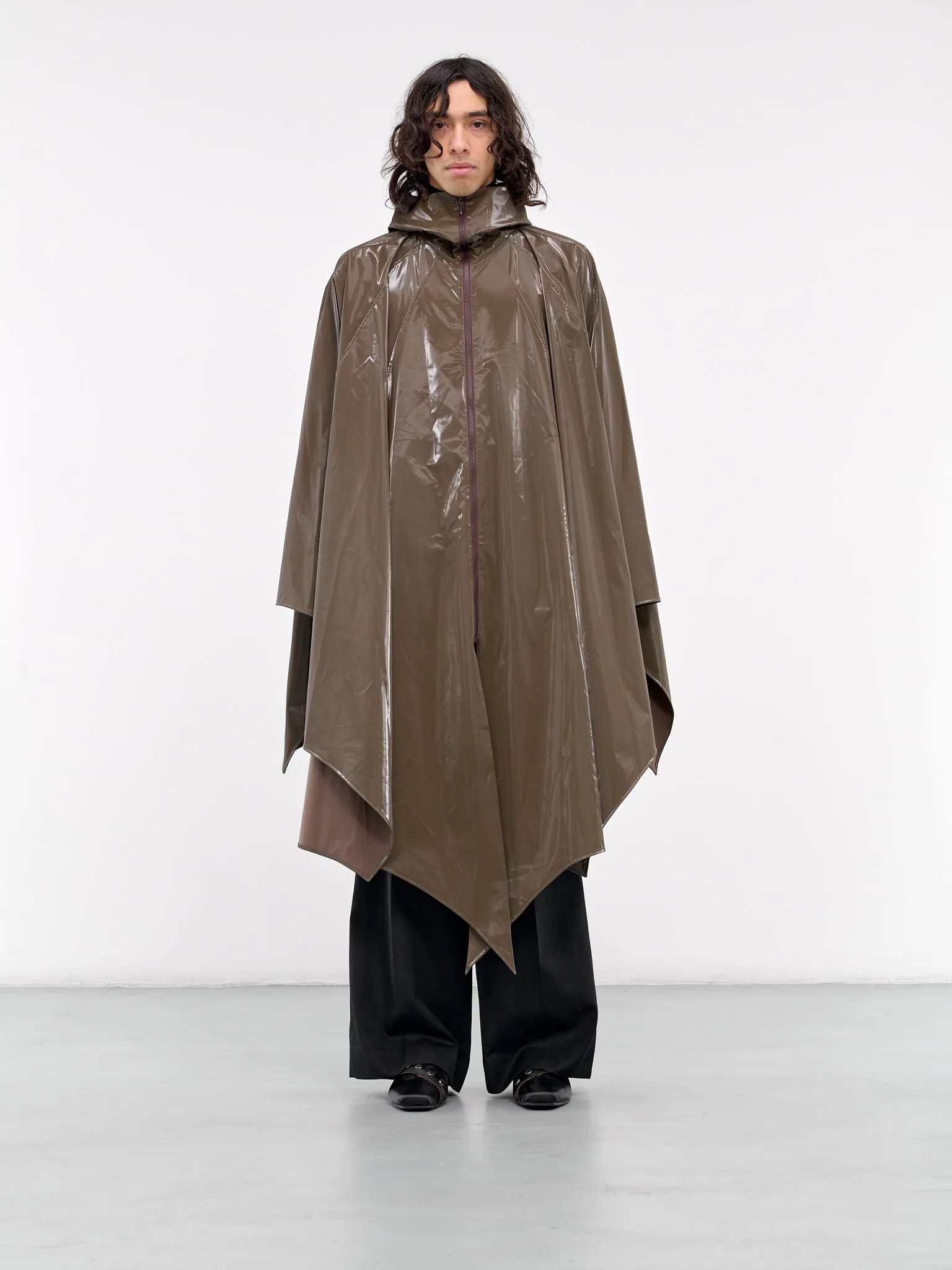 Hooded Poncho (CT0324-CHOCOLATE)