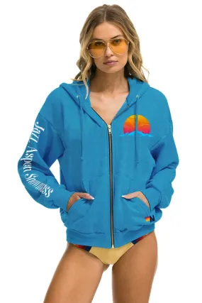 JAZZ ASPEN SNOWMASS 2023 RELAXED ZIP HOODIE - OCEAN