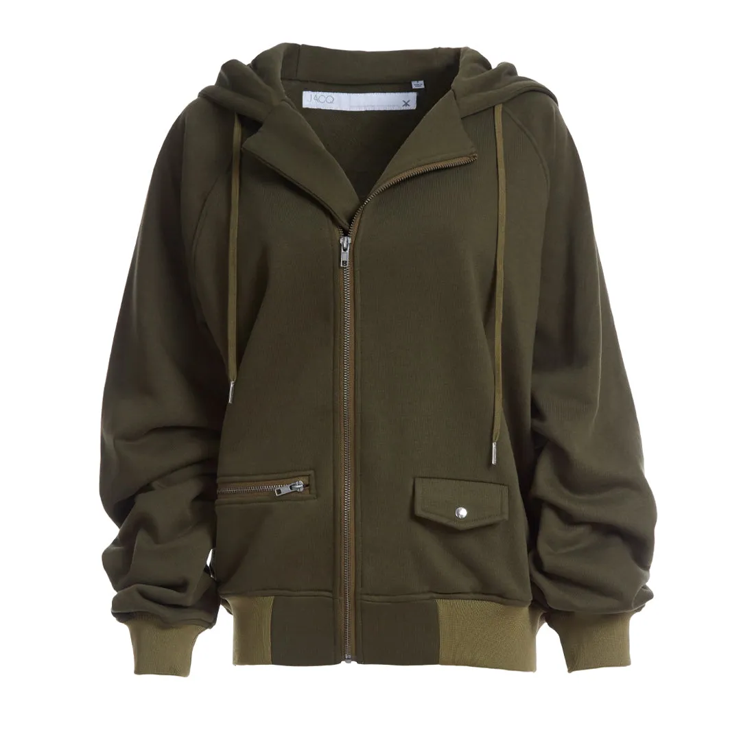 JORDAN BIKER HOODIE OLIVE