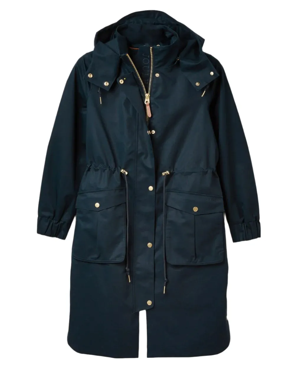 Joules Harpsden Waterproof Long Raincoat With Hood