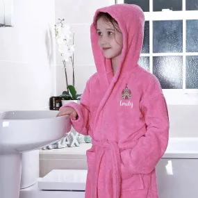 Kids Hooded Robe - Fairy Castle Theme