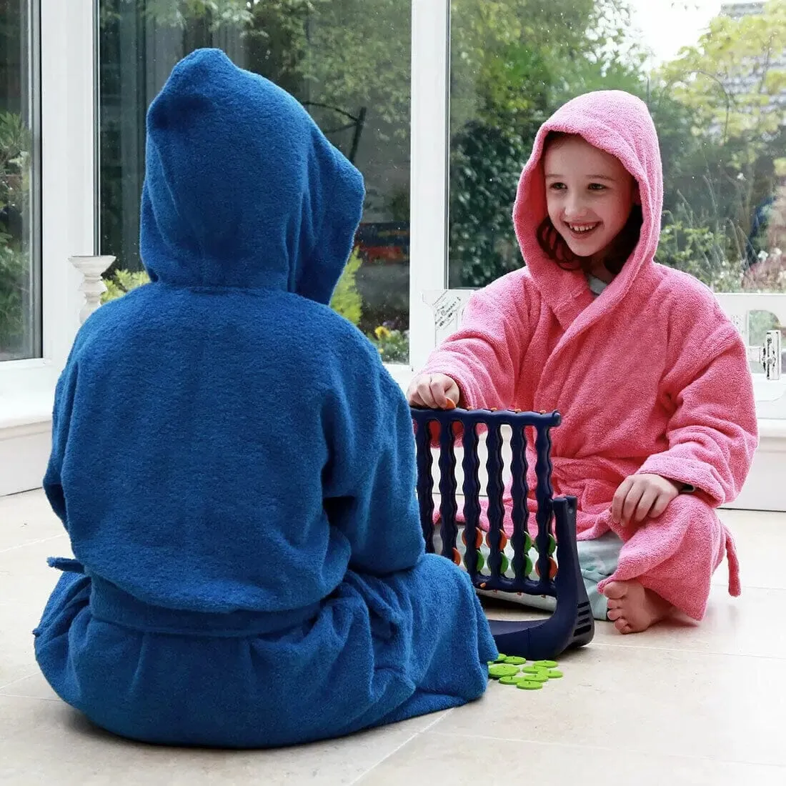 Kids Hooded Robe - Fairy Castle Theme