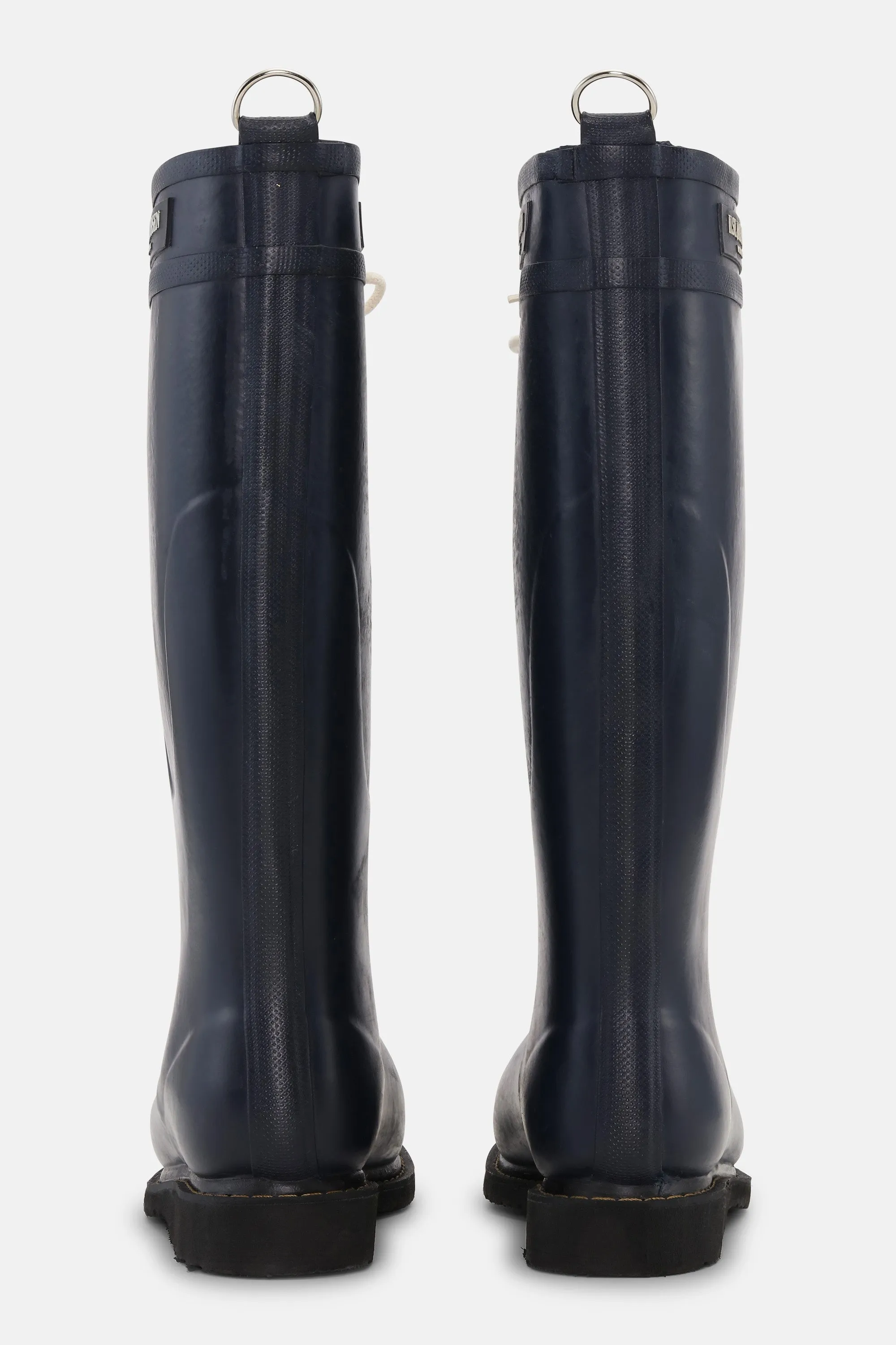 Long Rubber Boots - Dark Indigo