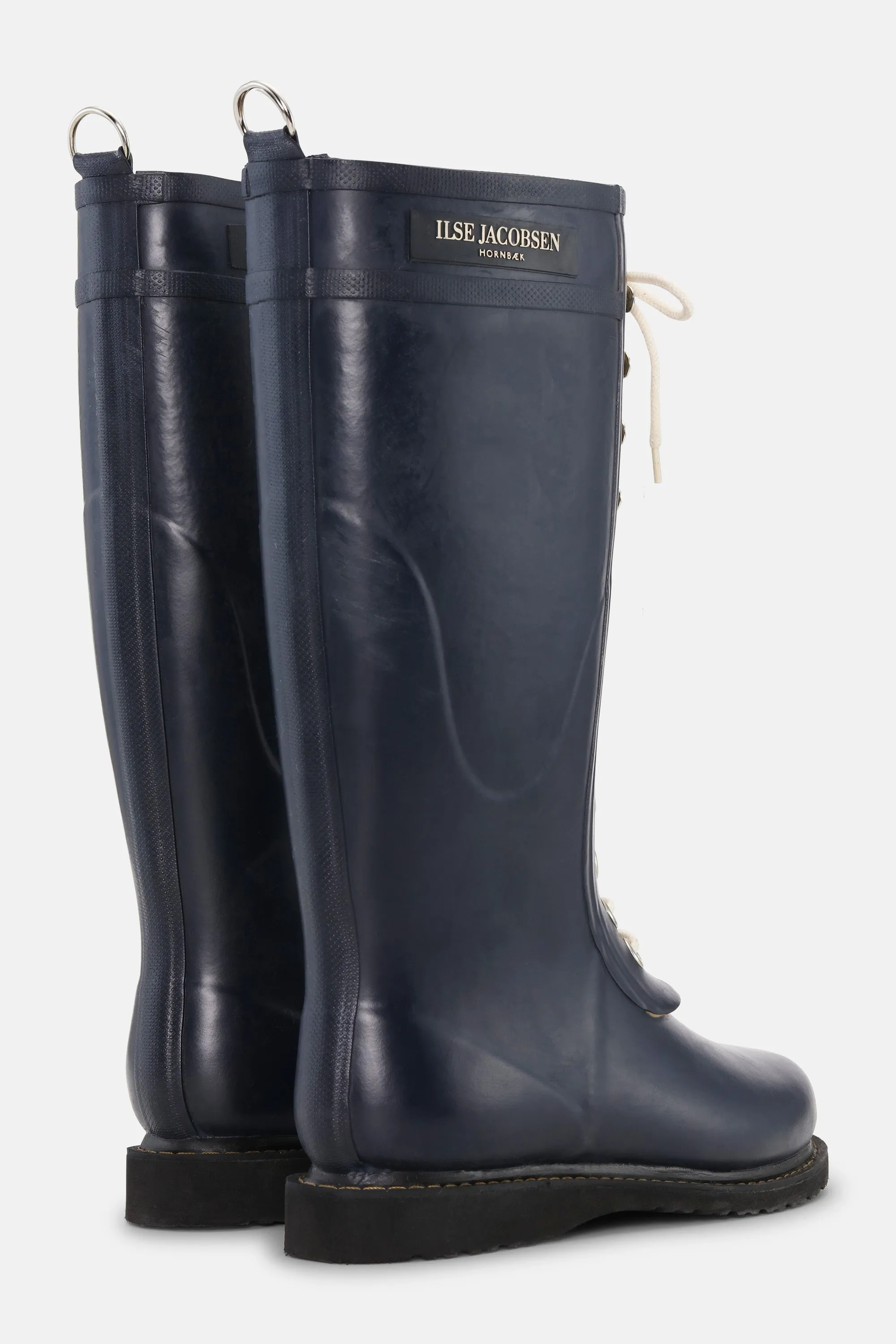 Long Rubber Boots - Dark Indigo