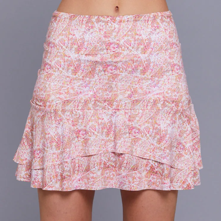 Lush Weave Two Tier 16.5" Skort (without buttons)