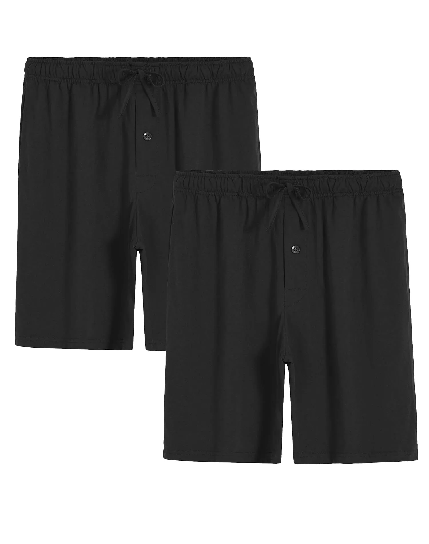 Men's Cotton Pajama Bottoms Soft Lounge Shorts with Pockets