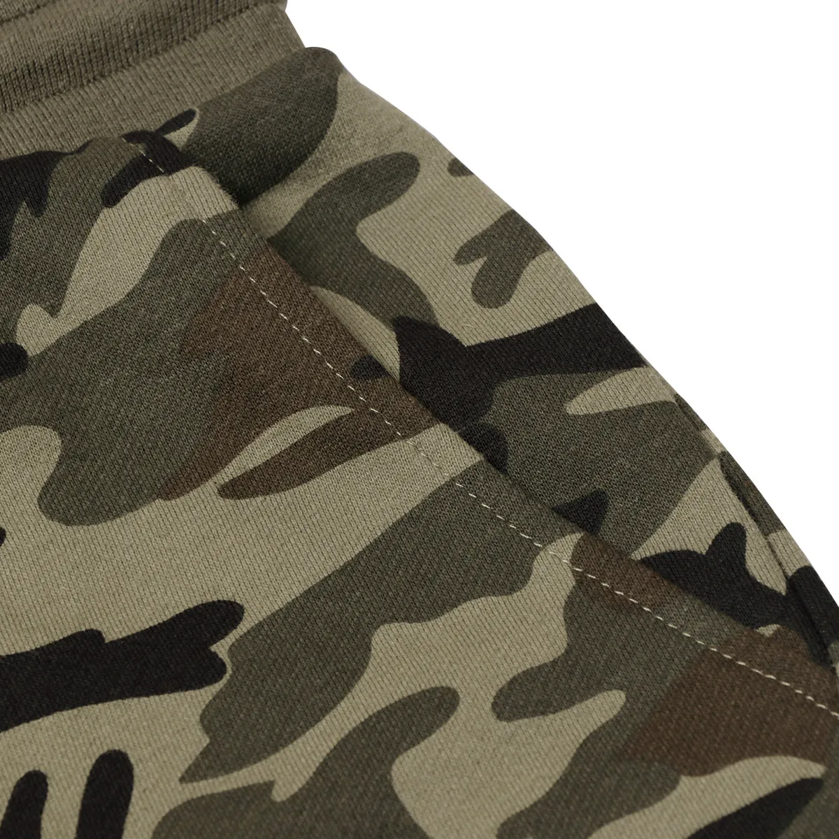 Mens sports Shorts  with a Camouflage colours and Reflective Printed logo