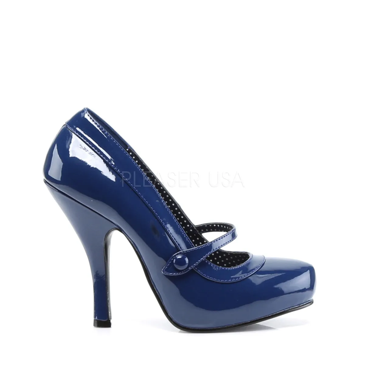 Navy Blue Mary Jane Heels Cutiepie-02