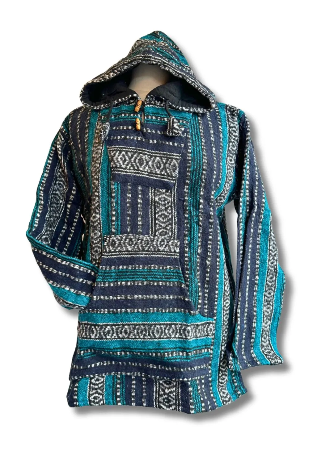 Nepali Brushed Cotton Baja Hooded Top