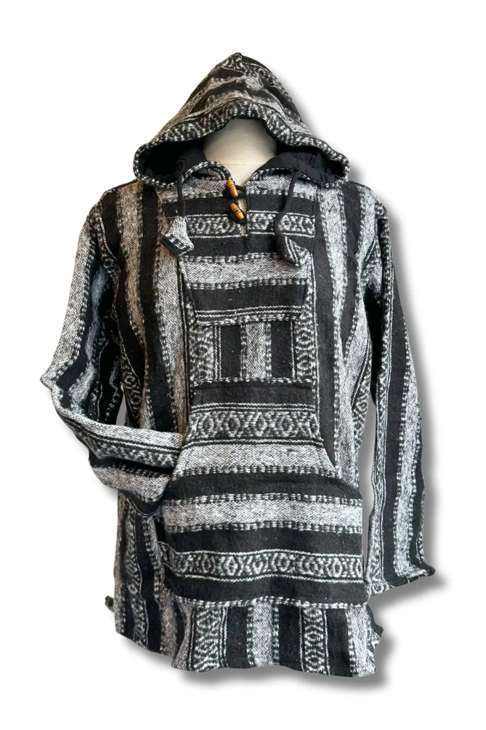 Nepali Brushed Cotton Baja Hooded Top