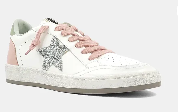 PAZ Silver Sparkle Sneaker by Shu Shop