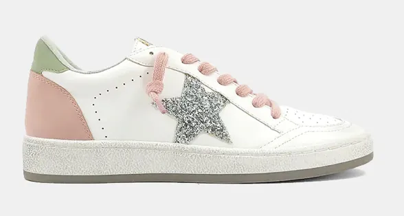 PAZ Silver Sparkle Sneaker by Shu Shop