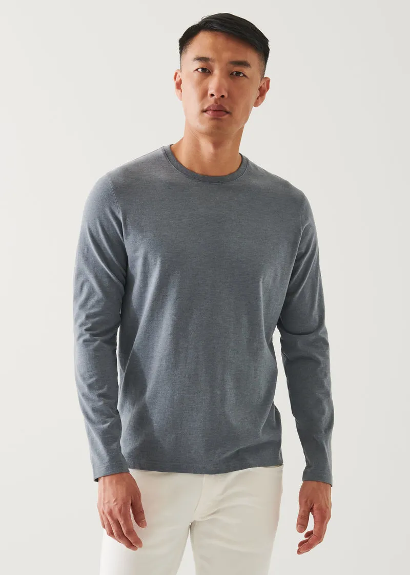 PIMA COTTON STRETCH OVERDYE T-SHIRT - JASPER