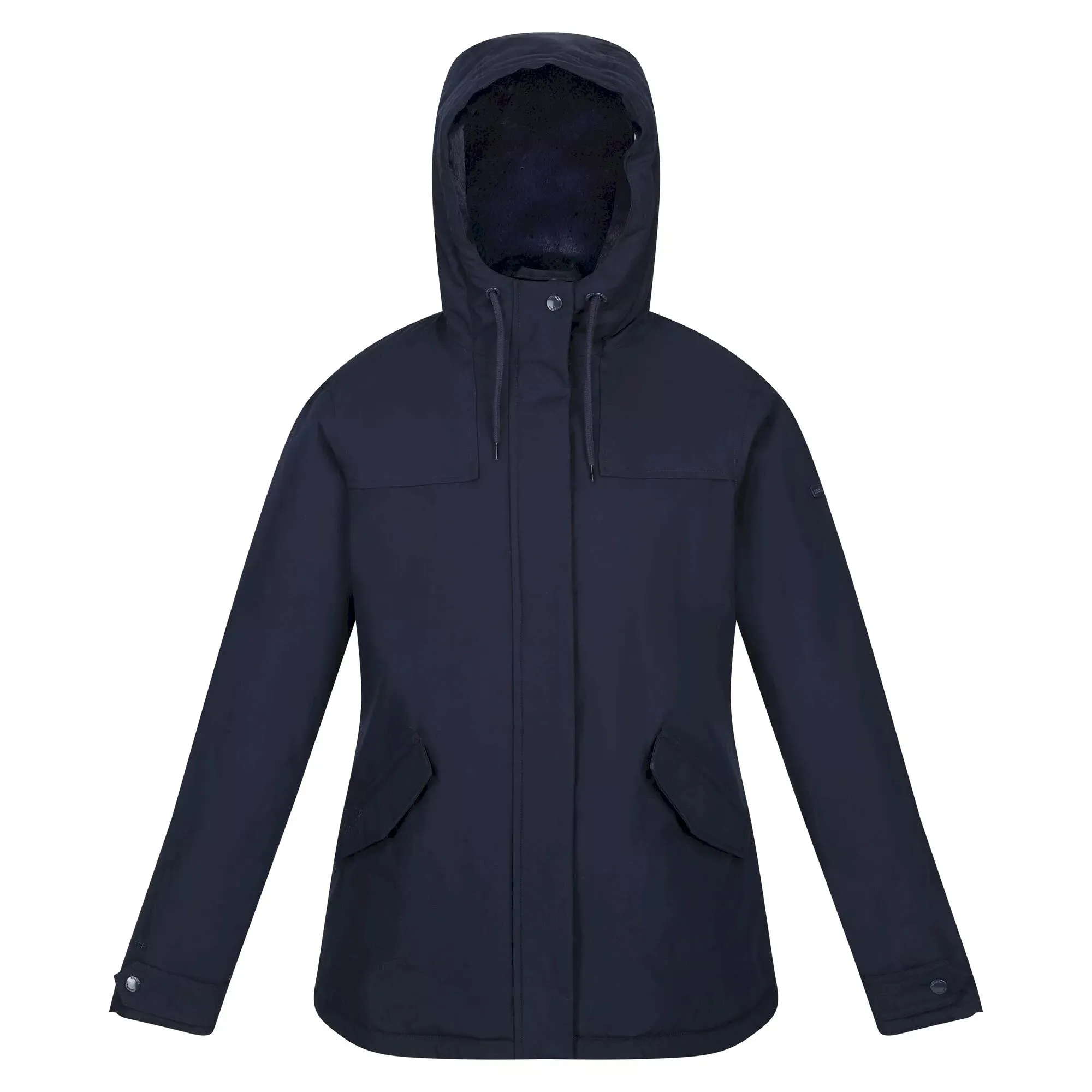 Regatta Ladies Bria Fur Lined Waterproof Jacket | Navy