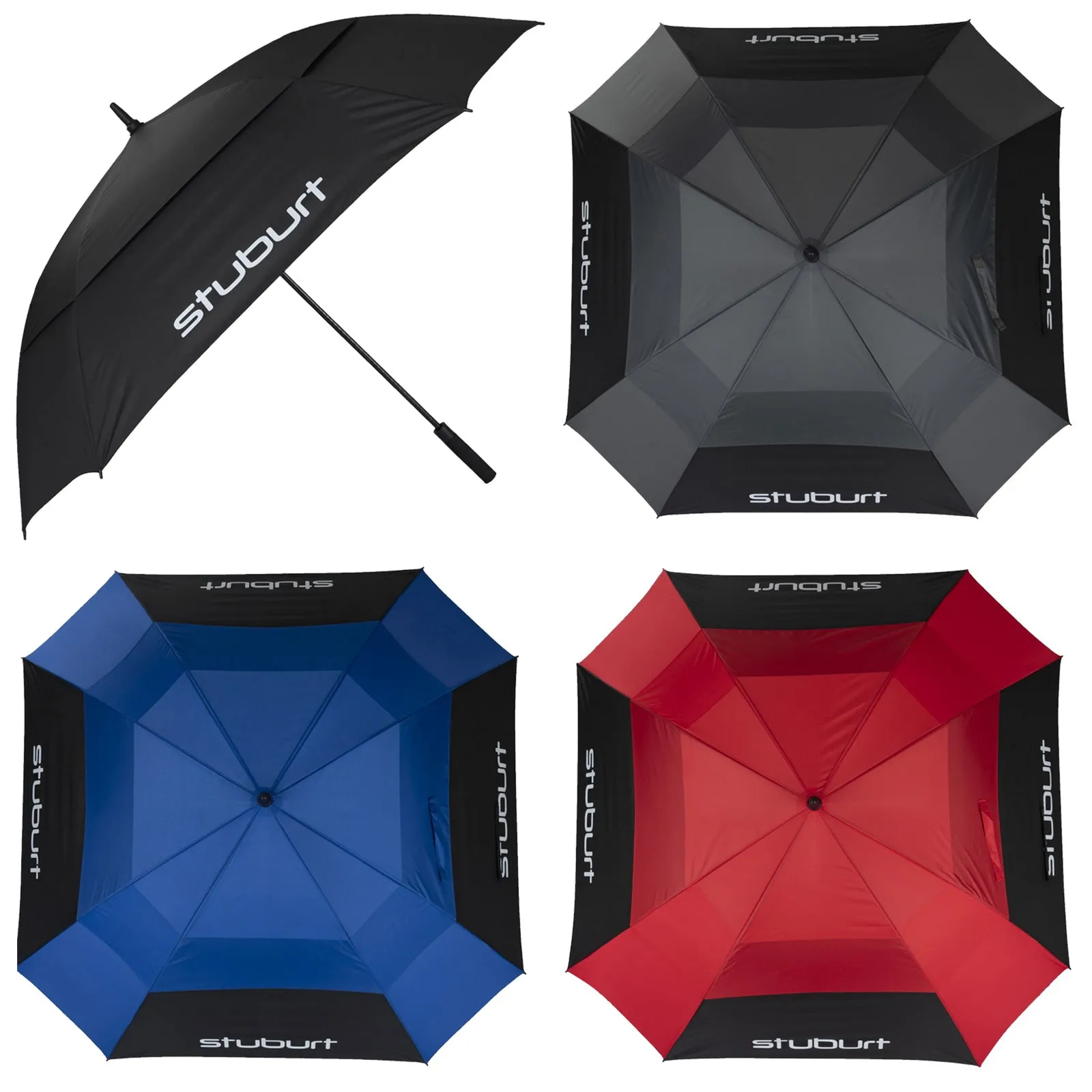 Stuburt 66" Double Canopy Umbrella