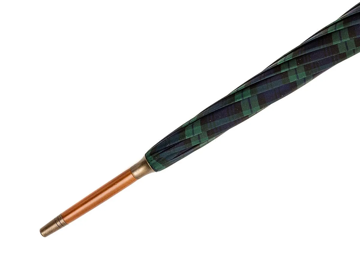 Tube Ash Handle Black Watch Tartan