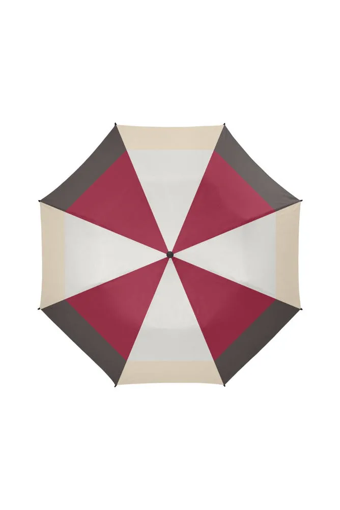 Warm Colors Semi-Automatic Foldable Umbrella (Model U05)