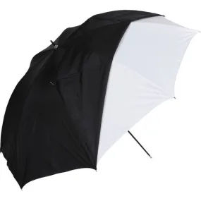 Westcott Convertible Umbrella - Optical White Satin with Removable Black Cover - 32"